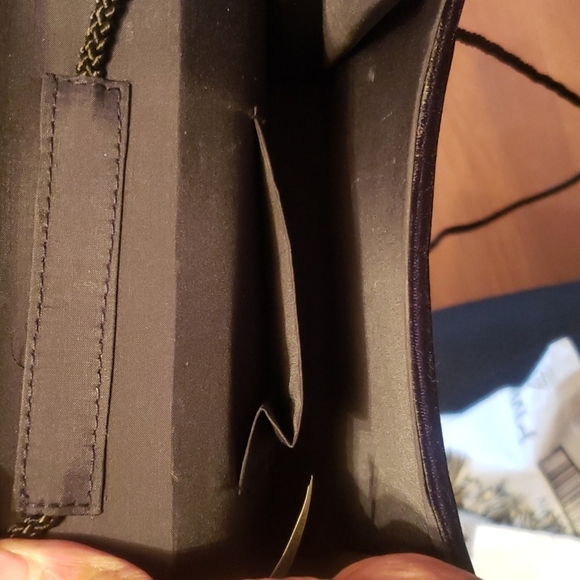 Women's Black Velvet Evening bag 👛 - Picture 5 of 5